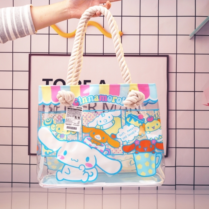三丽鸥玉桂狗透明手提袋