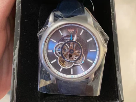 阿玛尼男表 机械表AR60011 吴磊同...