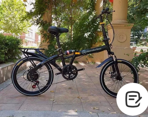 奔驰20寸折叠自行车成人男女式变速折叠单车...