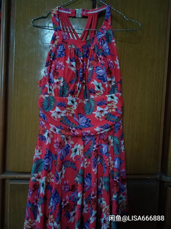 女士泳衣红色XL码,125斤以内都能穿,1...