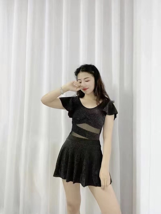 泳衣女泡温泉遮肚显瘦 仙女范连体ins超仙...