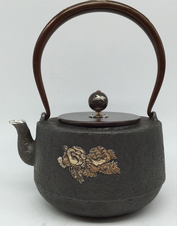 特价鎏金镶嵌纯银嘴铁壶