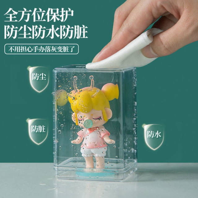 亚克力盲盒收纳展示架手办盒泡泡玛特公仔柜子...