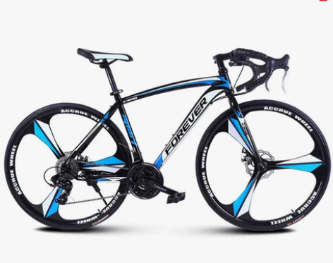 永久公路车男女学生/成人一体轮弯把公路赛车...