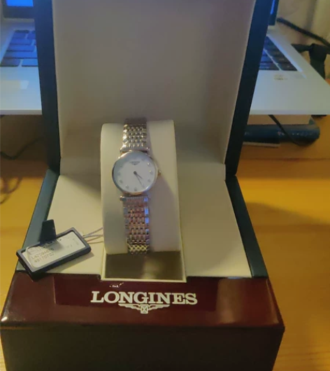 公司礼品,浪琴女士嘉岚手表,全新,保护膜未...