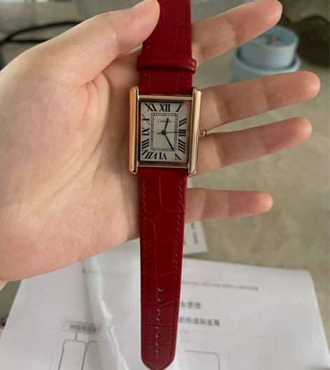 卡地亚手表 方表盘 皮带 全新手表 别来问...