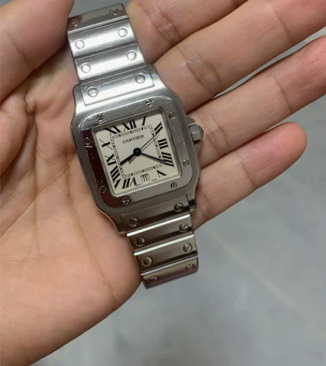卡地亚蓝气球女士手表，中号，香港专卖店购入...