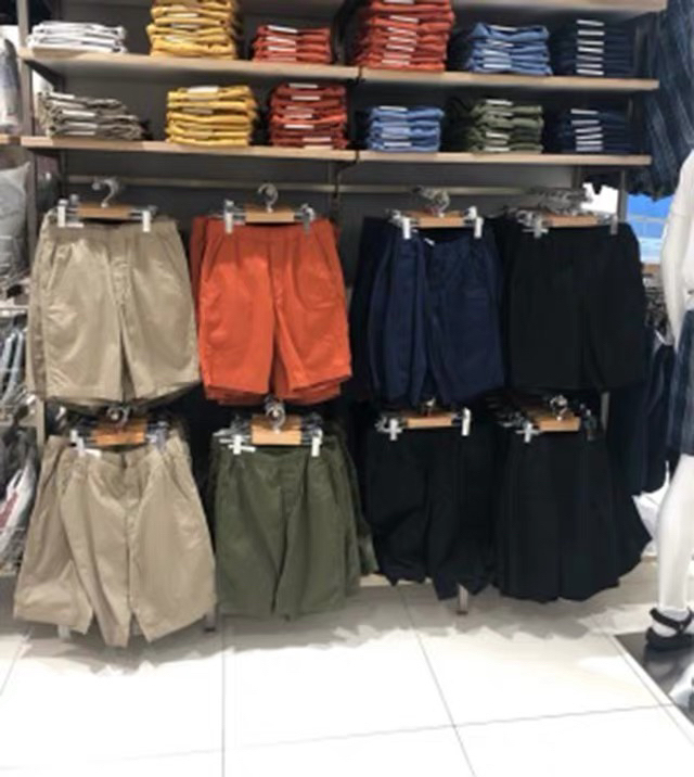 男士福利！日本U家试衣间出品 斜纹松紧腰纯...