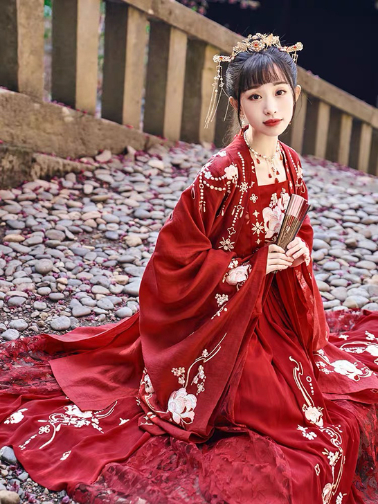 【汉服出租】十三余小豆蔻 牡丹国色M/L ...