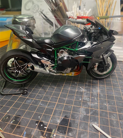 田宫川崎h2r 1/12成品模型,接代工 ...