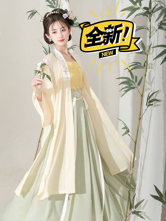 全新明制汉服三件套现货包邮剧本杀影楼自拍馆...