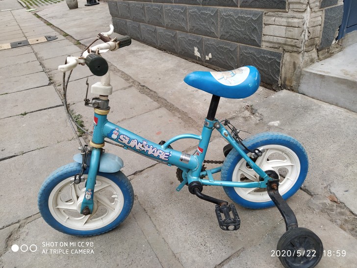 五成新儿童自行车，适合85cm以上身高儿童...