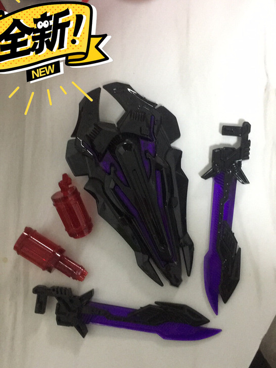 变形金刚威将M01暗黑平头头擎天柱武器三件...