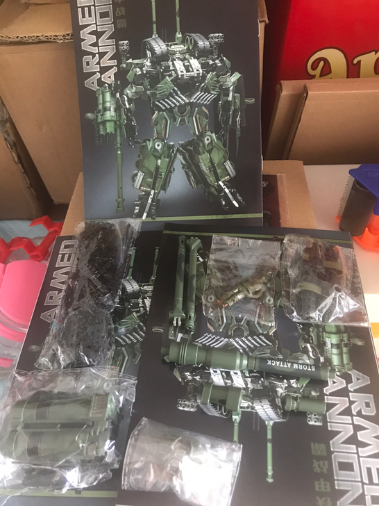 变形金刚威将放大版M04吵闹配件武器一套包...