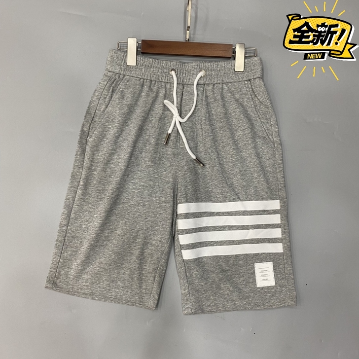 纯棉短裤男外穿宽松运动裤衩高弹力毛圈百搭夏...