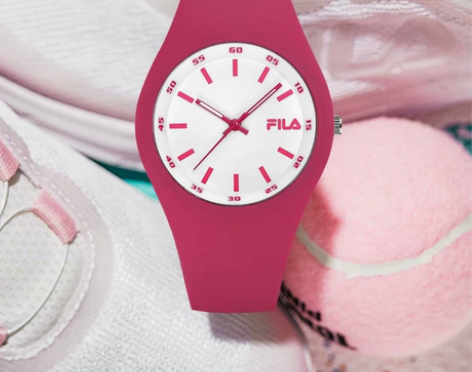 FILA/斐乐正品潮牌学生手表硅胶果冻石英...