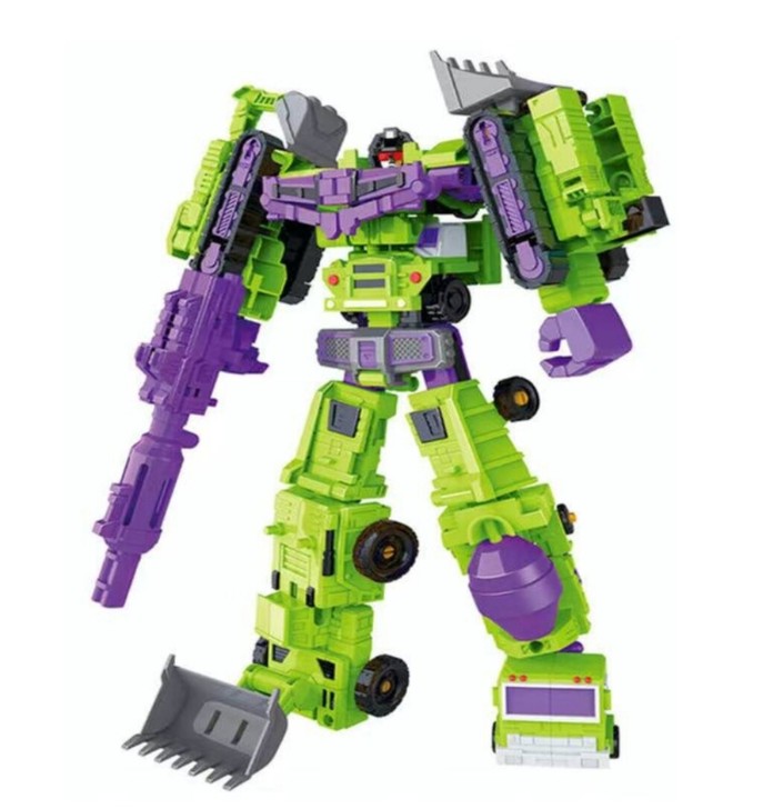 特价一套17.3元全新变形玩具金刚机器人六...