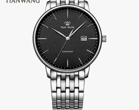 天王手表男学生潮流石英表品牌正品钢带大表盘...