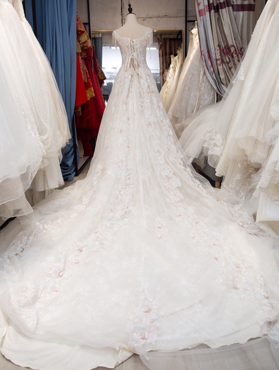 长拖尾婚纱03#款,婚纱款影楼服装更新,9...