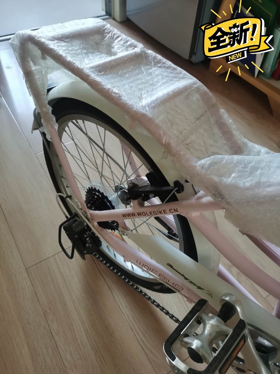 全新的,买回来一直没有骑过,适合初中生骑