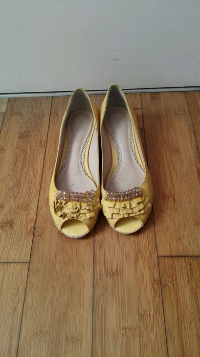 接吻猫正品坡跟单鞋