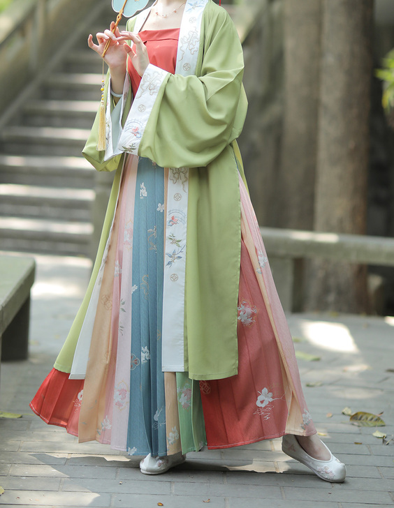 兰若庭 汉服 宋制 百迭 宋抹 对襟 吊带...