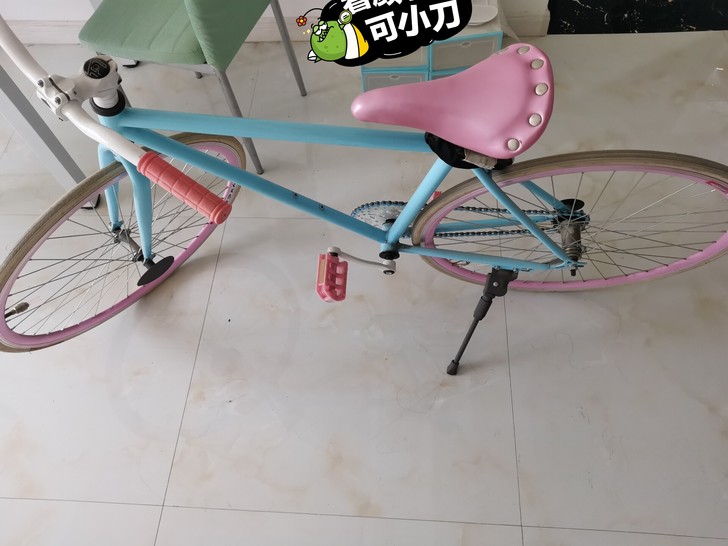 出闲置死飞自行车，同城自取，可小刀