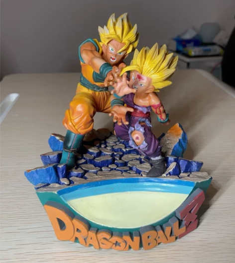 七龙珠经典场景 父子冲击波 孙悟空孙悟饭沙...