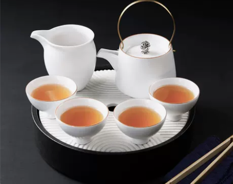 老夫子陶瓷整套便携旅行功夫茶具户外收纳茶壶...