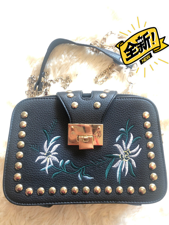 全新刺绣手袋