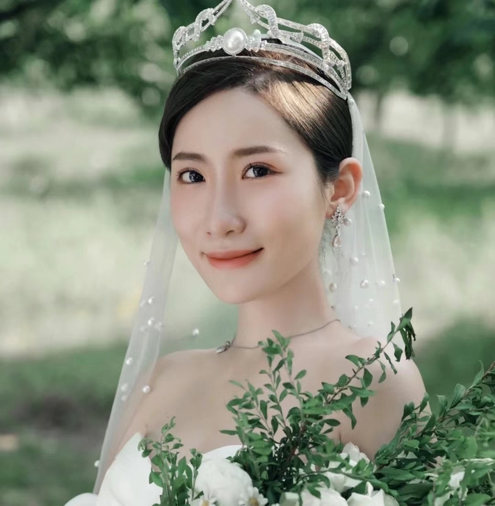 欧式公主王冠新款结婚新娘头饰皇冠唯美简约时...