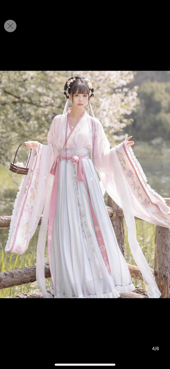 汉服出租 】  远山乔【花神祈愿】晋制汉服...