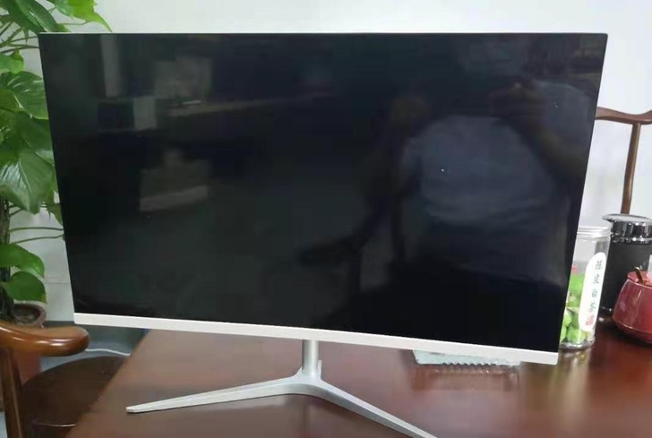 全新 显示器24寸至27寸高清曲面无边框电...