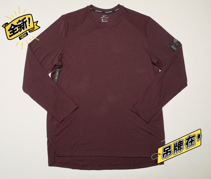 NIKE 篮球款长袖T恤，全新带挂牌4XL