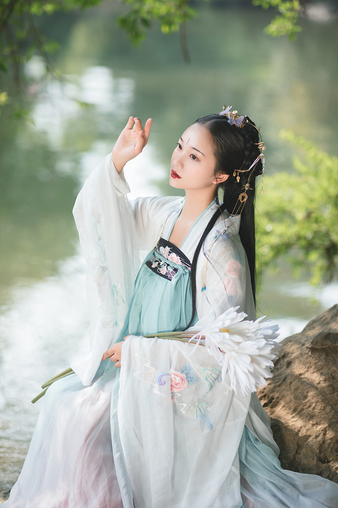 花神记原创汉服仅大袖衫单件