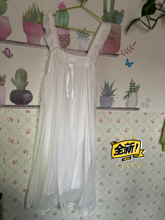 睡裙,内衣店购入,m码,外层网纱,内层莫代...