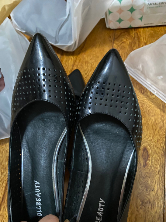 帮卖 韩国东大门 牛皮 坡跟高跟鞋 内外全...