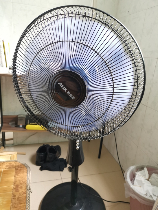 奥克斯风扇，去年夏天买的，5叶扇