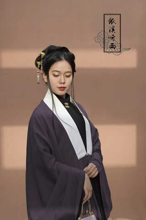 依溪听雨【望怀】原创品牌正品明制大披风汉服...