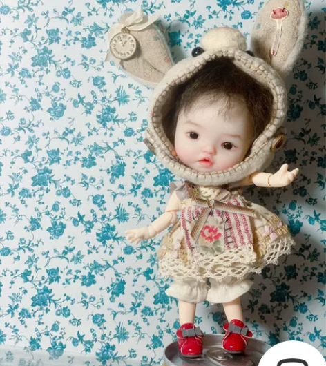 ob11整娃，真人风宝宝，脸蛋稍微有一点氧...