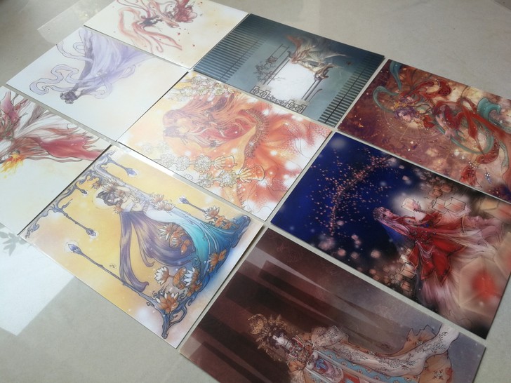 #古镜奇谭#系列同人自绘明信片套装2色纸海...