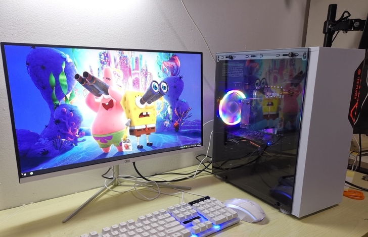 50万分个人电脑高配台式电脑主机游戏吃鸡台...