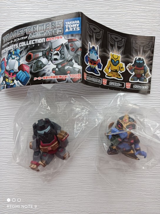 变形金刚 日版 08动画 Q版 钢索 钢锁...