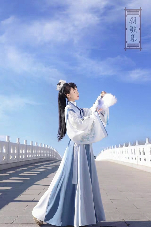 正版汉服出租朝歌集原创 鹤归松烟 晋襦 4...