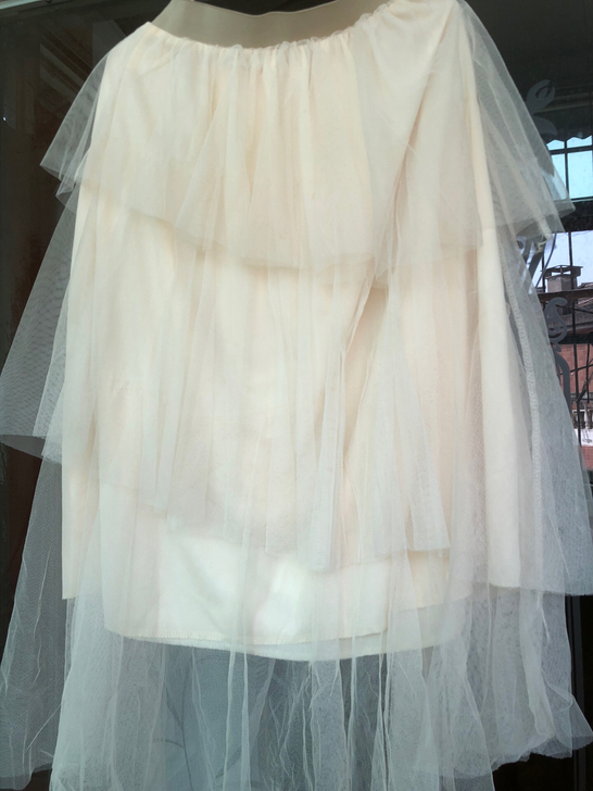 中长蛋糕裙纱裙闲置