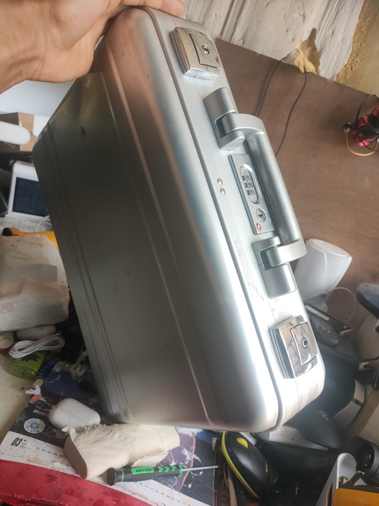 途客仕手提式铝合金密码工具箱仪器设备箱文件...