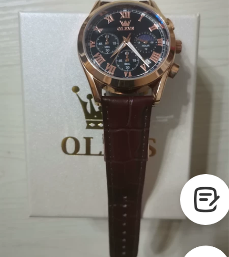 欧利时手表，男生款，淘宝上买的，有2个月，...