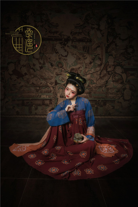 桑谣记原创汉服 复原纹样各色上衫集合  与...