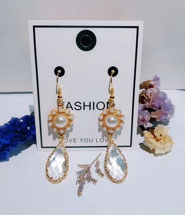 全新宫廷风原创设计耳环复古风耳环超显气质的...