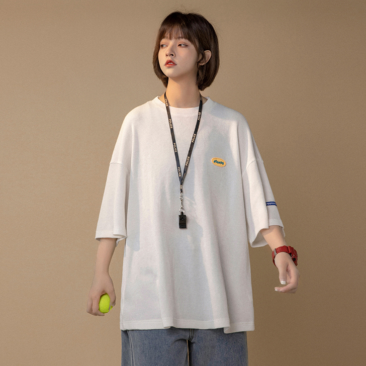 短袖女夏纯棉冰丝凉感透气t恤ins潮网红宽...